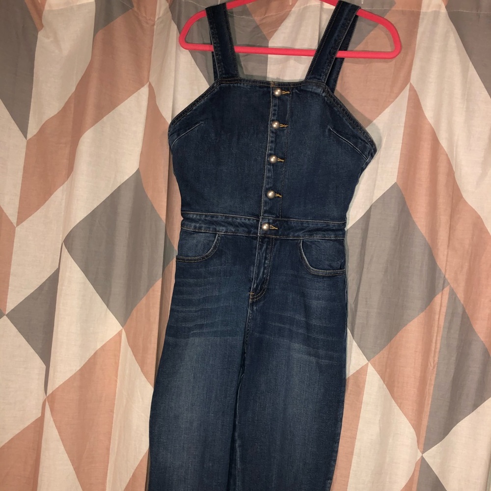 New York and Company Denim overall-pant